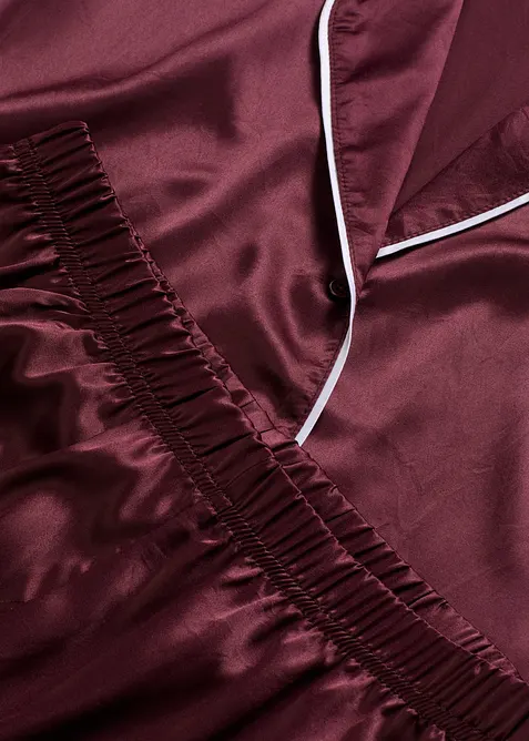 Pyjama tissé en satin, bonprix