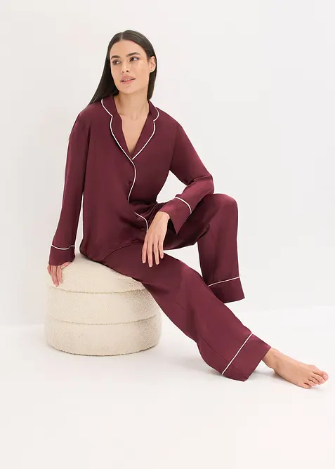 Pyjama tissé en satin, bonprix