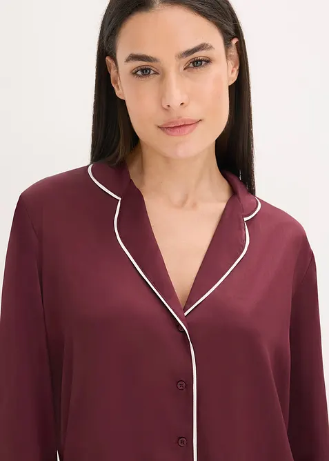 Pyjama tissé en satin, bonprix