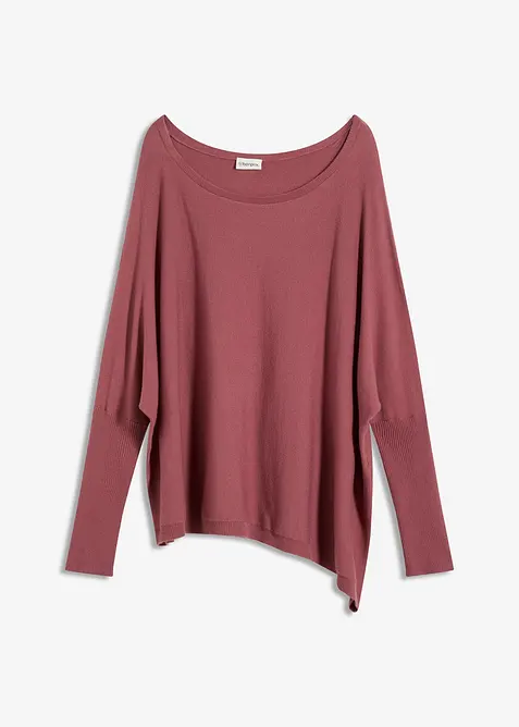 Pull en fine maille, viscose majoritaire, bonprix