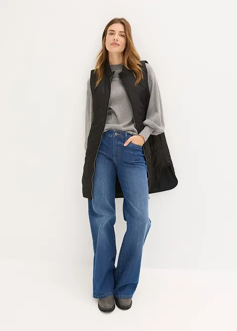 Gilet matelassé sans manches, ultra-léger, bonprix