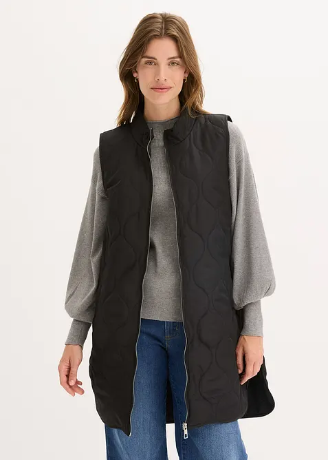 Gilet matelassé sans manches, ultra-léger, bonprix