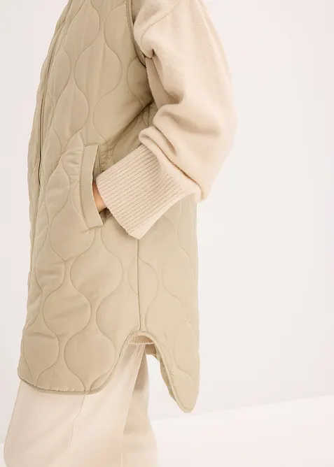 Gilet matelassé sans manches, ultra-léger, bonprix