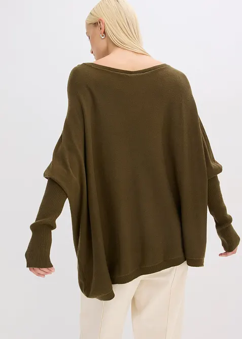 Pull en fine maille, viscose majoritaire, bonprix