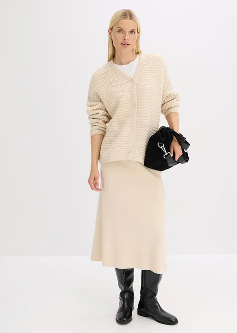 Gilet en grosse maille, bonprix