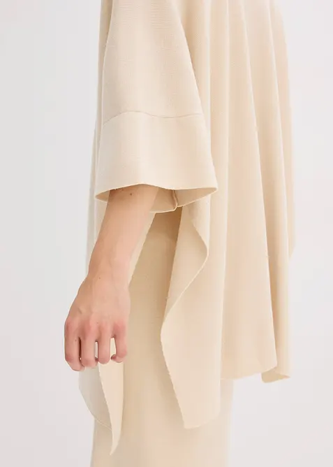 Cape oversize en maille, bonprix