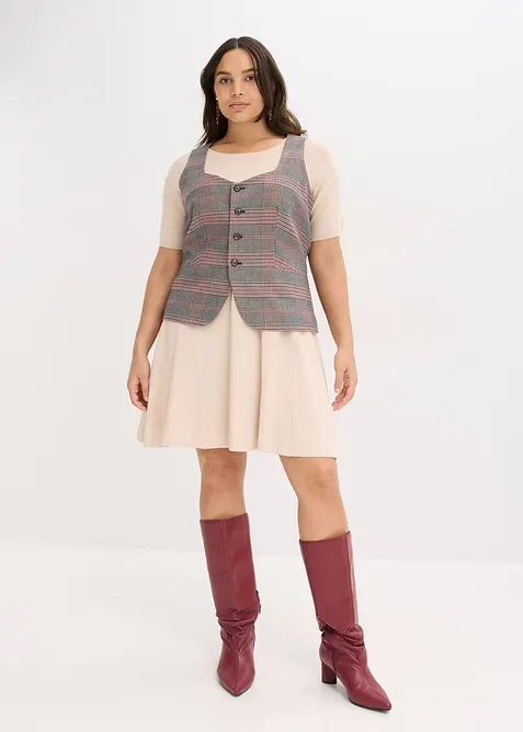 Robe en douce maille de viscose mélangée, bonprix