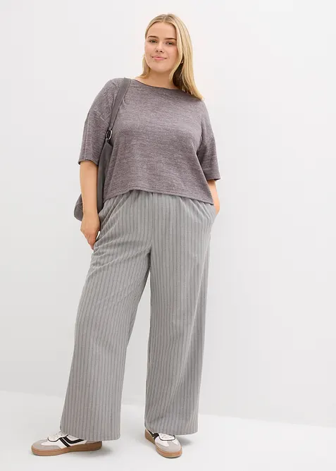 T-shirt court et boxy, bonprix