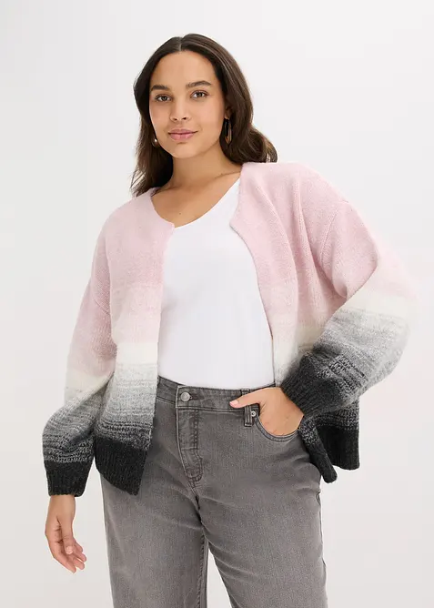 Gilet doux en grosse maille, bonprix