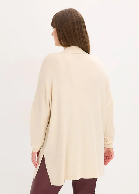 Pull forme cape en viscose mélangée, bonprix