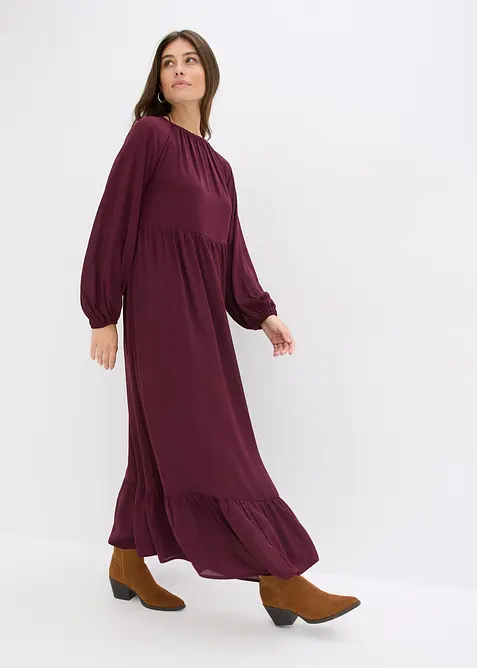 Robe longue en mousseline, bonprix