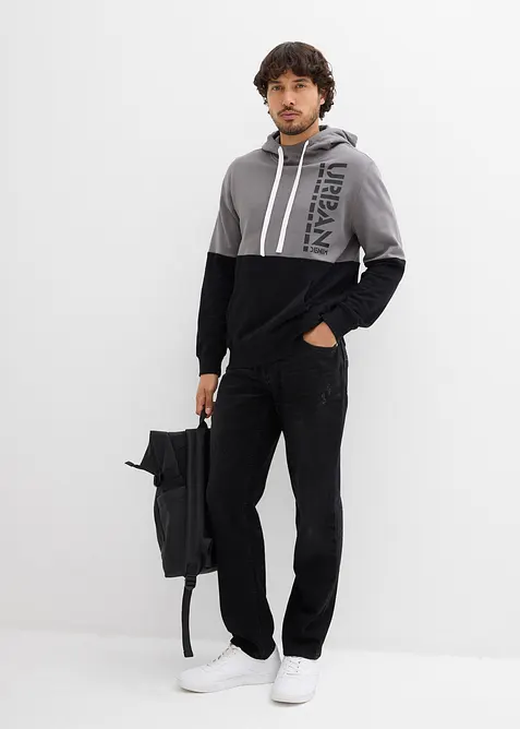 Sweat à capuche, Slim, bonprix