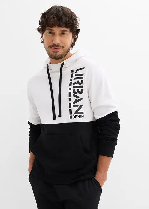 Sweat à capuche, Slim, bonprix