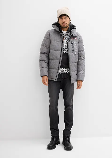 Doudoune chaude à capuche, bonprix