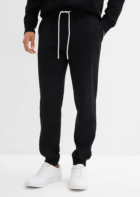 Pantalon de jogging &agrave; bords-c&ocirc;tes en bas de jambe, bonprix