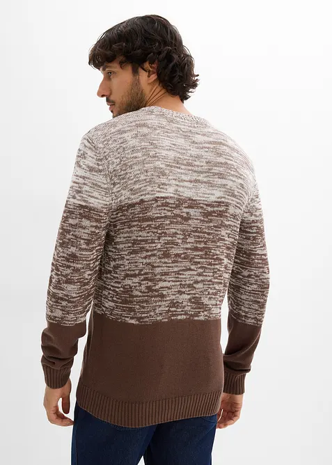 Pull doux en fine maille, coupe ventre confort, bonprix