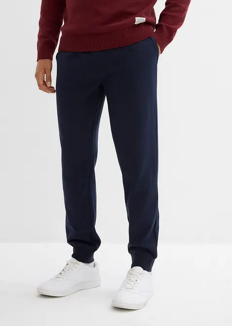 Pantalon de jogging à bords-côtes en bas de jambe, bonprix