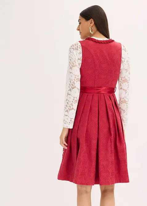 Dirndl avec tablier à sequins (ens. 2 pces), bonprix