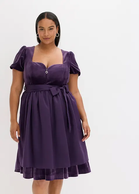 Dirndl avec tablier (ens. 2 pces), bonprix