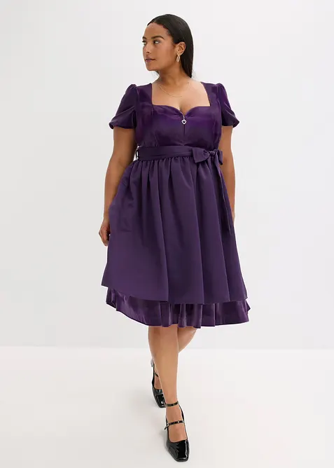 Dirndl avec tablier (ens. 2 pces), bonprix