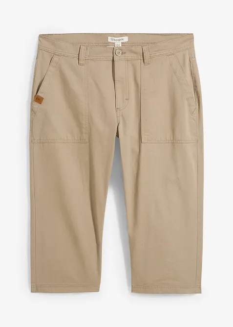 Bermuda long avec poches plaquées, Regular Fit, bonprix