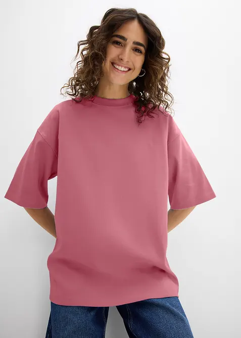 T-shirt épais oversize 100% coton, bonprix