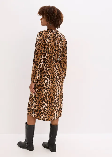 Robe midi en satin fluide, bonprix