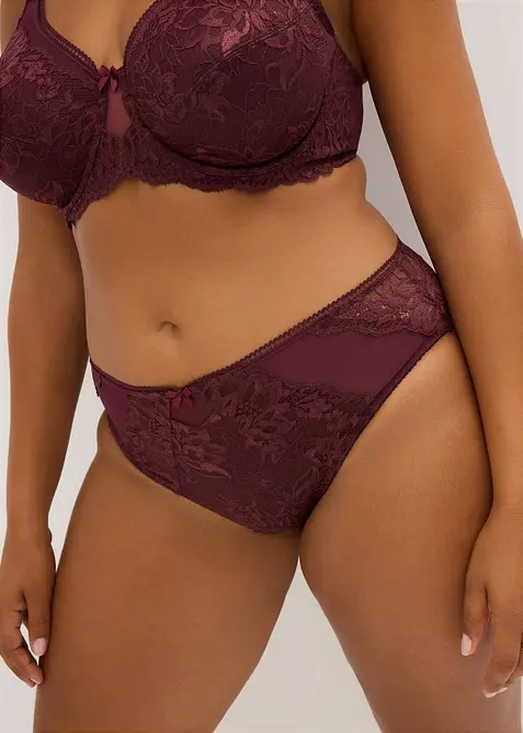 Slip Maxi avec dentelle, bonprix