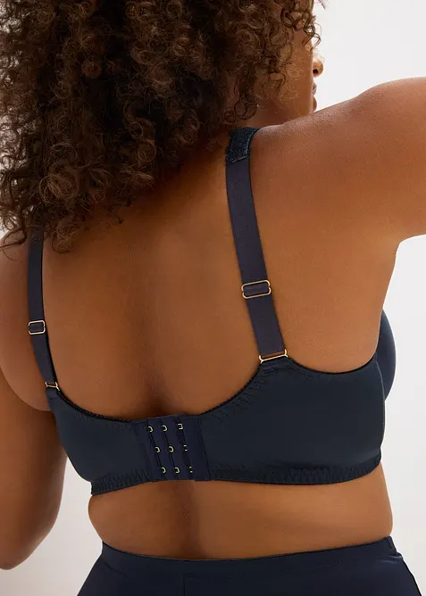 Soutien-gorge à coques en polyamide brillant, bretelles rembourrées, bonprix