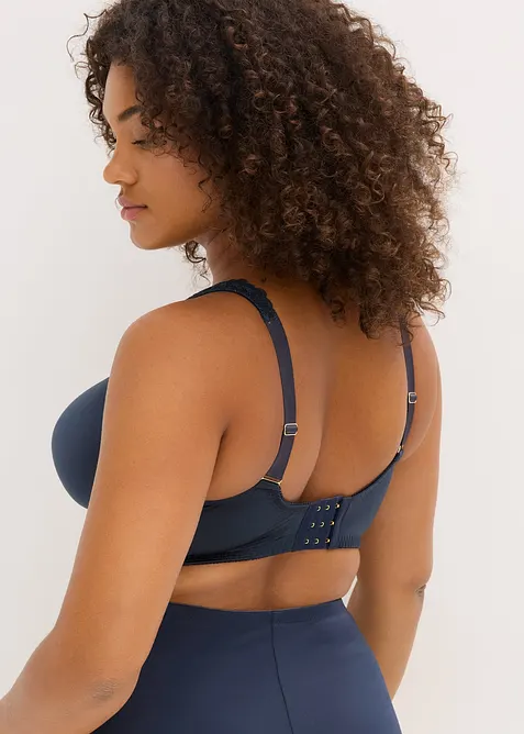 Soutien-gorge à coques en polyamide brillant, bretelles rembourrées, bonprix
