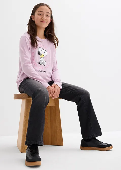 T-shirt manches longues Snoopy 100% coton, Peanuts