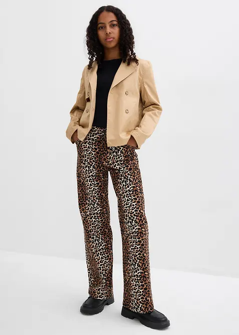 Jeans Wide Leg taille mi-haute, bonprix