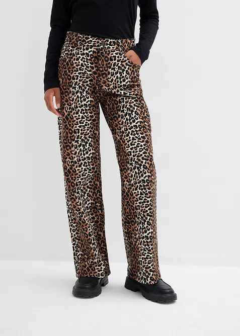 Jeans Wide Leg taille mi-haute, bonprix