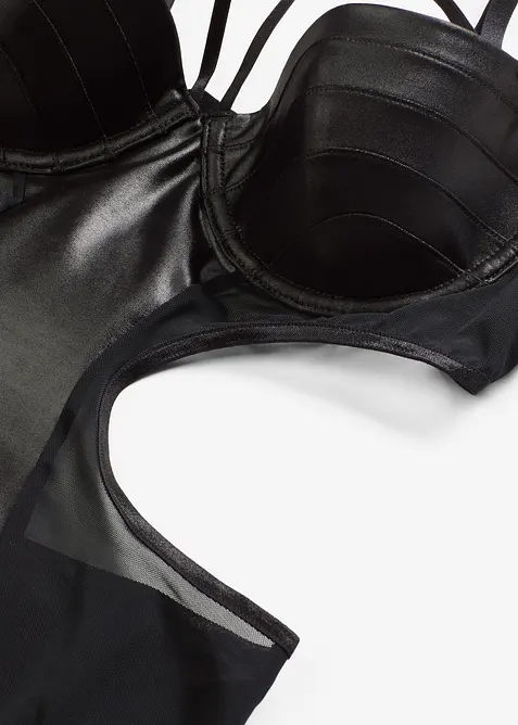 Body-string ouvert effet mouillé, bonprix