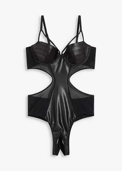 Body-string ouvert effet mouillé, bonprix