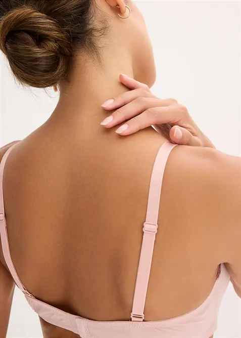 Soutien-gorge à coques sans armatures en polyamide brillant, bonprix