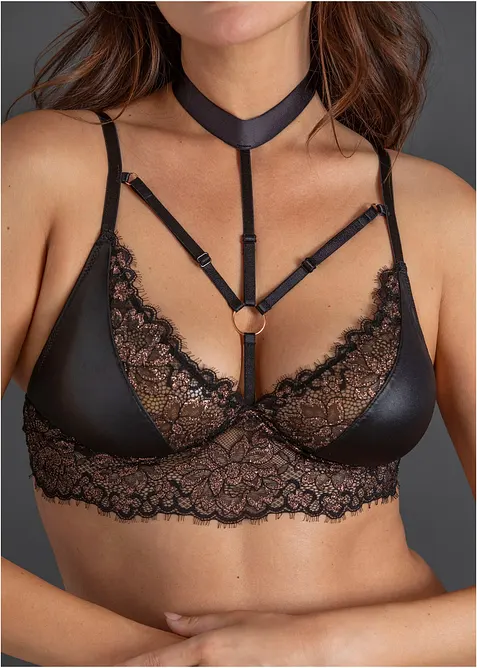 Soutien-gorge bralette + string (ens. 2 pces), bonprix
