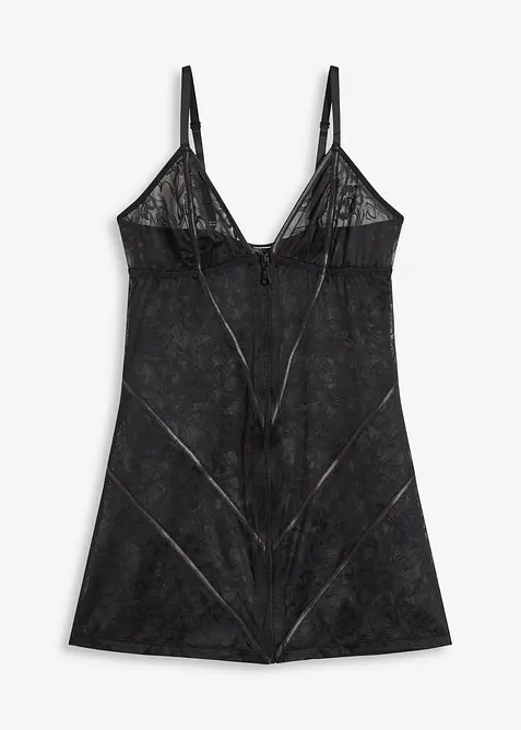 Nuisette sexy en dentelle avec fermeture zippée, bonprix