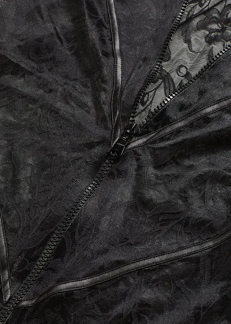 Nuisette sexy en dentelle avec fermeture zippée, bonprix