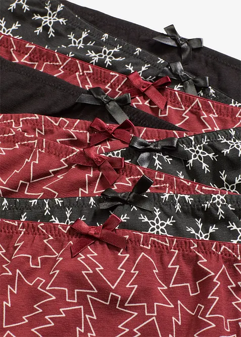 Lot de 5 slips femme coton, bonprix