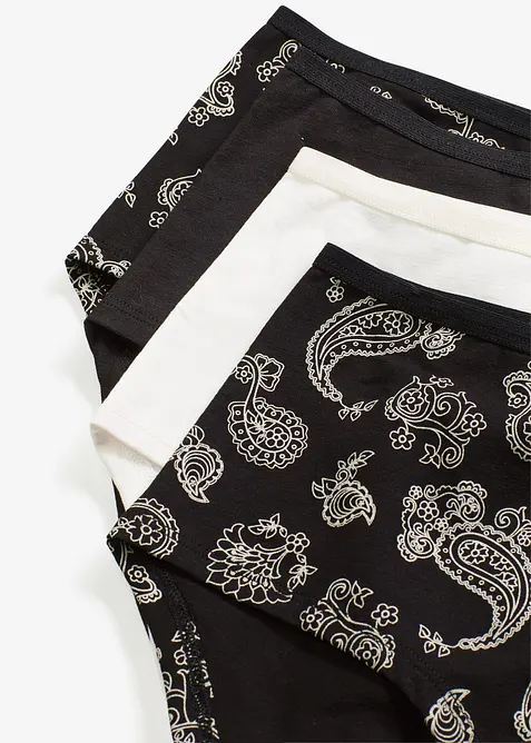 Lot de 4 culottes Maxi coton, bonprix