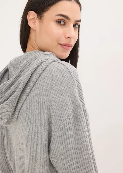 Vêtement d’intérieur oversize en matière côtelée douce, bonprix