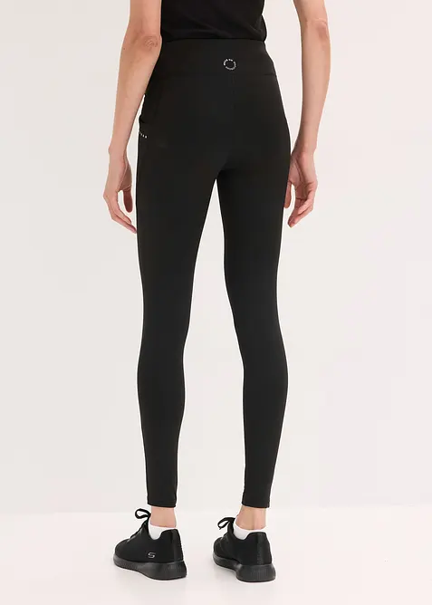 Legging thermique à détails réfléchissants et poche pour portable, bonprix