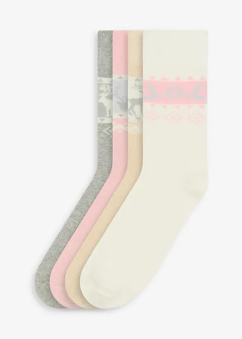 Lot de 4 paires de chaussettes thermiques, bonprix