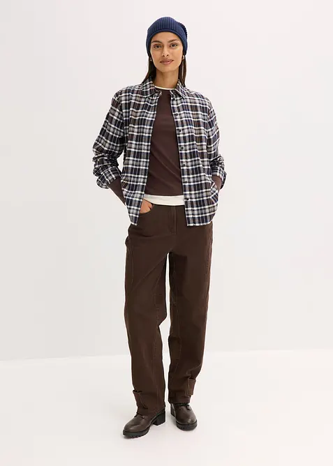 Chemise en flanelle 100% coton, bonprix