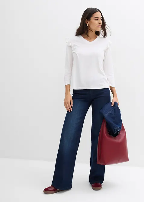 T-shirt en jersey coton et viscose, bonprix