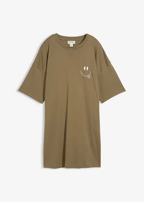 T-shirt long et oversize 100% coton, bonprix