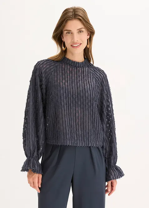 Blouse texturée, bonprix