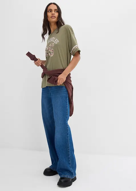 T-shirt oversize 100% coton, bonprix