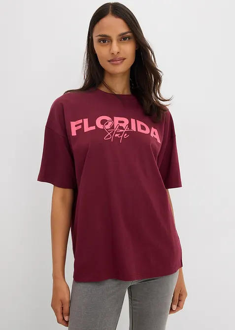 T-shirt oversize 100% coton, bonprix